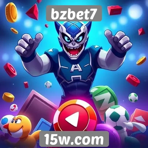 Variedade de jogos disponíveis no bzbet7